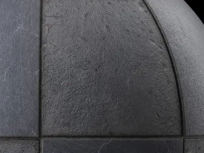 Tile Materials 32- Concrete Tiling By Gravel Sbsar Pbr Seamless Texture