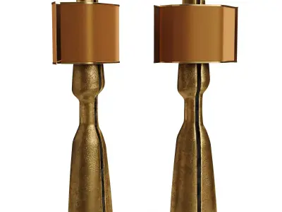 Charles Tassin Soff Floor Lamp 3D model