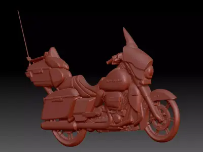 Motorcycle 3D print model