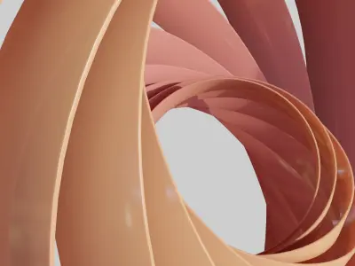 Abstract Model V10 Low-poly 3D model