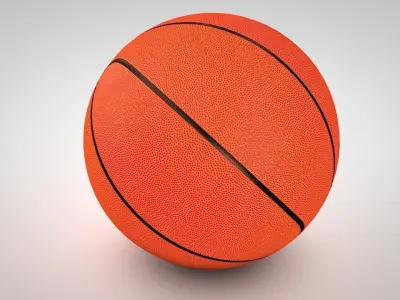 Basketball ball 3D model 7