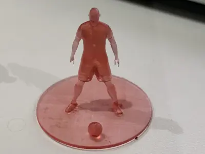 soccer player 3D print model