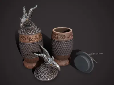 fantasy props Low-poly 3D model