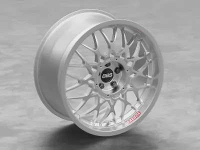 BBS DTM E30 Wheel 3D Model 3D model