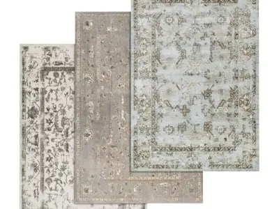 Rug Set 1460 3D model