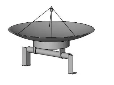 antena parabolica 3D model