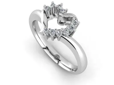 gold ring 3D model get