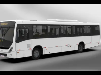 Marcopolo Torino Low-poly 3D model