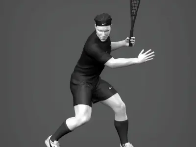 Rafael Nadal 3D Printable 2 3D print model