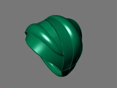 Women Ring Plain Ring Ready STL 3DM Models Womens Rings 3D print model 39
