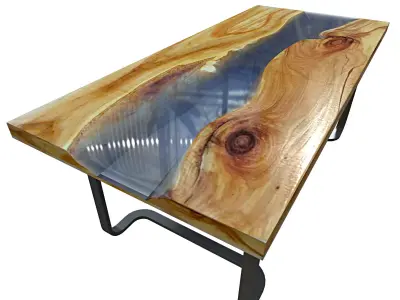 Epoxy table 3D model