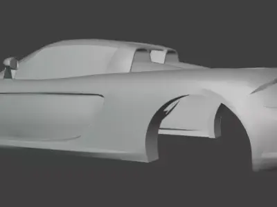 3D Printable RC Shell - Mid-Engine Supercar 1 3D print model