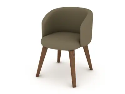 modern chair model 07 3D model Low-poly 3D model