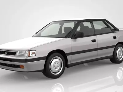 Subaru Legacy 1990 3D model