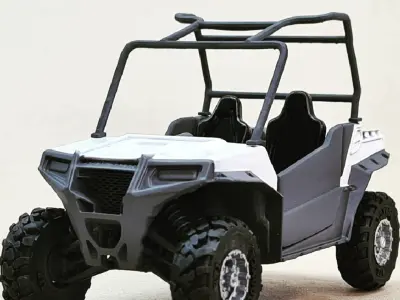 Polaris Rzr 570 UTV 1 to 24 scale 3D print model