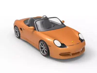 2003 Porsche Boxster 3D model