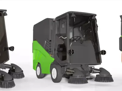 Truck - Green Machine 3D model