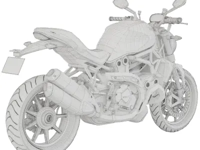 Ducati Monster 1200S 3D model