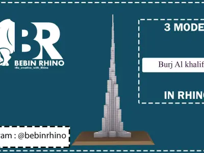 BURJ AL KHALIFA 3D model