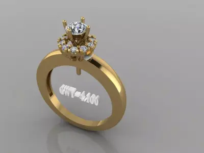 FASION UNIK RING 3D model 2