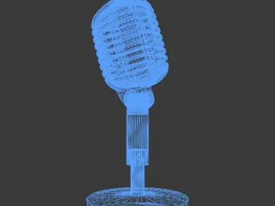 Shure 55 Free 3D model