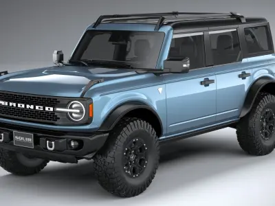 Bronco Badlands 4-door 2021 3D model