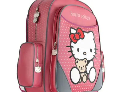 Backpack Hello Kitty 3D model