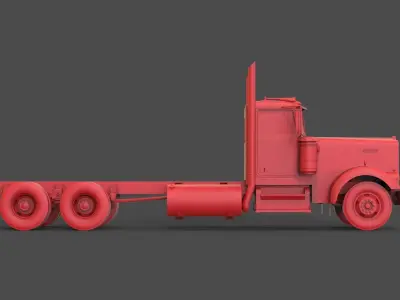 Kenworth W900 3D print model