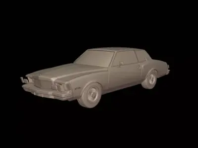 chevrolet monte carlo 1978 3D print model
