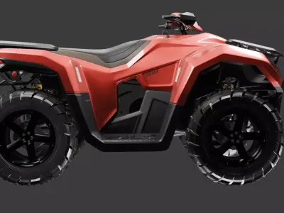 quad bike 3D model