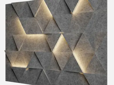 Concrete Wall Panel 3D model