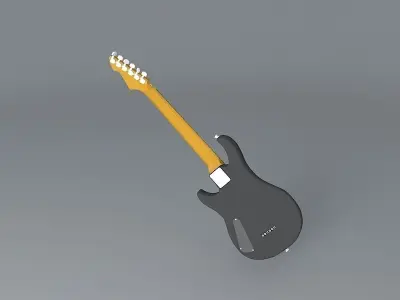 Peavey Captain America guitar Free 3D model