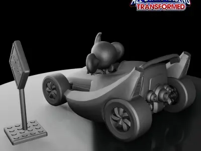 AIAI SUPER MONKEY BALL - SONIC and ALL-STARS RACING TRANSFORMED 3D print model