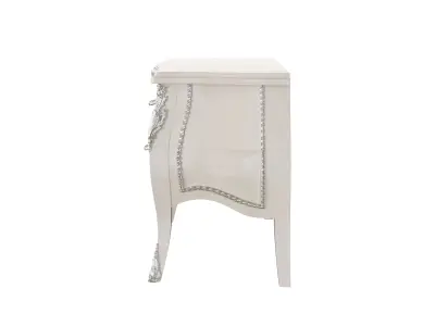 Silver grace night table by MODENESE 3D model