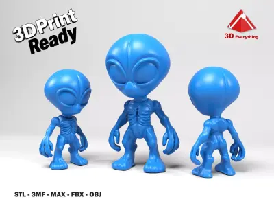 Alien 3 3D print model
