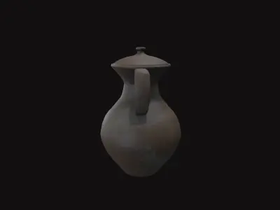 Vase V04 Low-poly 3D model