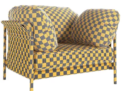 HAY Can Fauteuil 3d model Low-poly 3D model