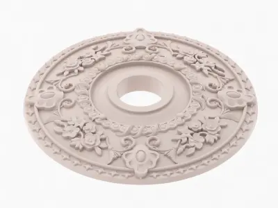 Classic Ceiling Medallion 03 3D model