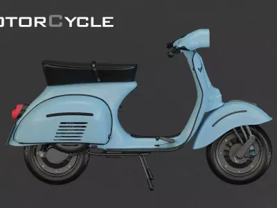 5 Motorcycle  3D model