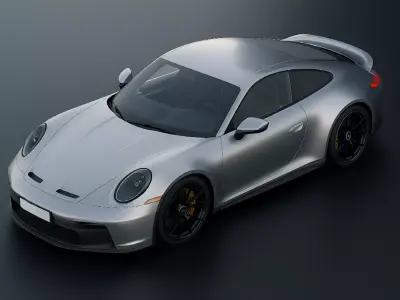  Porsche 911 car Low-poly 3D model