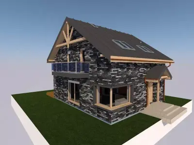 beach house PLA file 3D model