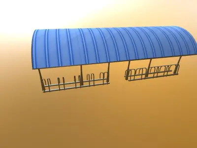 bicycle stand 3D model