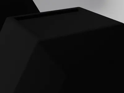Hexagonal dumbbell Free low-poly 3D model