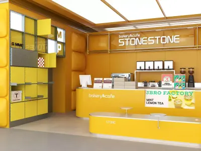 Coffe Shop 02 3D model