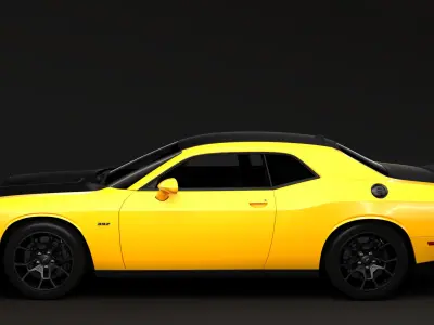Dodge Challenger TA 392 2017 3D model