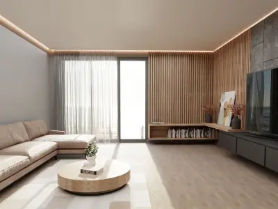 Living Room 3D model