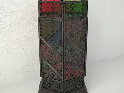 Moroccan Votive Lamps 3D model