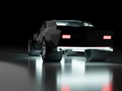 shitty muscle car 3D model