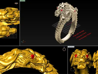 bRACELETE DRAGAO 3D model