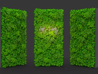 Green Wall 3D model